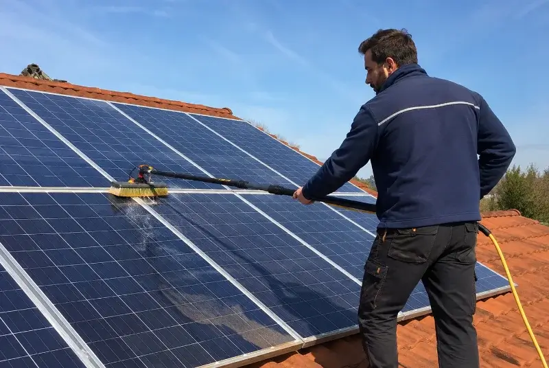 Nettoyage et entretien de panneaux solaires à Baixas