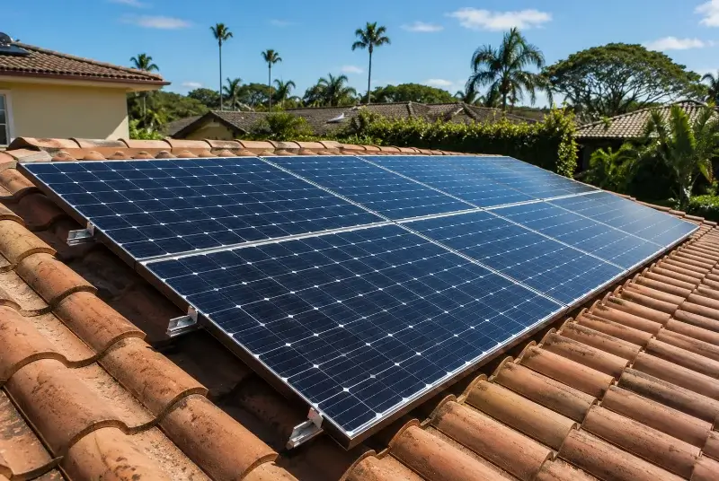 Installation de panneaux solaires à Baixas